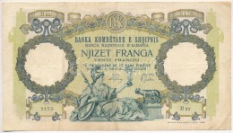 Albánia / Olasz Megszállás 1939. 20F T:III-
Albania / Italian Occupation 1939. 20 Franga... - Non Classés