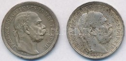 1893KB-1916KB 1K Ag 'Ferenc József' (2x) T:1- Patina - Non Classés