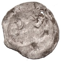 1180-1240. Bracteata Ag 'III. Béla - IV. Béla' (0,26g) T:2- Rep.  
Hungary 1180-1240. Bracteata Ag... - Zonder Classificatie