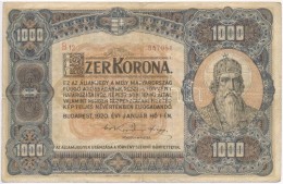 1920. 1000K 'Orell Füssli Zürich' T:III,III-
Adamo K36 - Non Classés