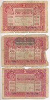 1902-1920. 9db-os Vegyes Magyar Korona Bankjegy Tétel T:III,III-,IV - Sin Clasificación