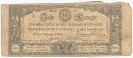 1860. 10Kr 'K. K. Hauptmünzamt Für Silberscheidemünze' Alul Kétsoros Szöveg,... - Non Classés