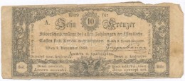 1860. 10Kr 'K. K. Hauptmünzamt Für Silberscheidemünze' Alul Kétsoros Szöveg,... - Sin Clasificación