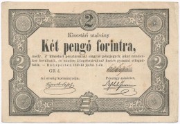 1849. 2Ft 'Kossuth Bankó' T:III Szép Papír
Adamo G108 - Non Classés