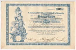 Cservenka 1908. 'Takarék és Hitelbank Részvénytársaság' Névre... - Sin Clasificación