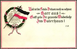 ** T1 Österreich-Ungarn / Austro-Hungary, Flag, Patriotic Propaganda Litho Erkal Nr. 5355 - Sin Clasificación