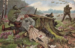 ** T2/T3 Hunting Art Postcard, Nr. 13 S: Arthur Thiele - Sin Clasificación