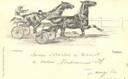 T2/T3 1899 Trauber; Verlag Von Otto Schmidt, Wien / Horse Race S: O'Stückenberg (minor Flaw On Surface) - Sin Clasificación