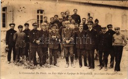 T2/T3 Le Commandant Du Plessis. Son État-Major Et Équipage Du Dirigeable L. 72 á... - Non Classés