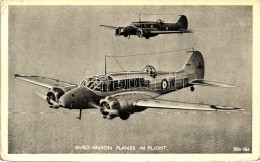 ** T2/T3 Avro-Anson Planes In Flight - Non Classés