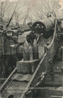 ** T3 'Erstürmte Stellung Franz. Schw. Artillerie Auf Den Maashöhen' / WWI French Heavy Artillery In... - Non Classés