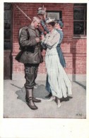 ** T1/T2 Kriegspostkarten Von B. Wennerberg Nr. 8. Vor Der Abfahrt / German WWI Propaganda S: Wennerberg - Sin Clasificación