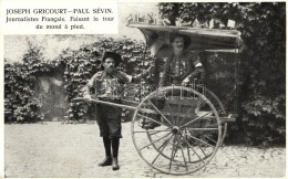 ** T2/T3 Joseph Gricourt, Paul Sévin; Journalistes Francais, Faisant Le Tour Du Mond A Pied / Két... - Non Classificati