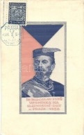 T2/T3 Dr. Miroslav Tyrs, Upomínka Na Slavnostní Dny V Praze 1938, Textile Card (EK) - Non Classificati