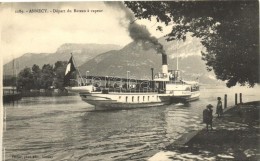 ** T2 Annecy, Bateau A Vapeur 'Ville D'Annecy' / SS Ville D'Annecy - Non Classés