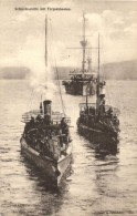 ** T2 Schlachtschiffe Mit Torpedobooten / K.u.K. Kriegsmarine Battle Ship With Torbedo Boats, G. Fano - Non Classés