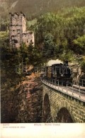 ** T2 Albulabahn, Ruine Campi / Castle Ruins, Locomotive - Non Classés