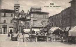 T2/T3 Fano, Piazza XX Settembre / Square, Fountain (EK) - Zonder Classificatie