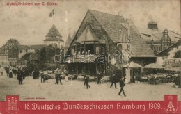 * T2 1909 Hamburg, 16. Deutsches Bundesschiessen Officielle Postkarte, Wurstglöckchen Von C. Böhle / 16th... - Non Classés