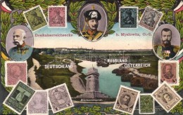 * T4 Myslowice, Myslowitz; 'Dreikaiserreichs-Ecke' German-Russian-Austrian Triple Border; Franz Joseph, Wilhelm II,... - Non Classés