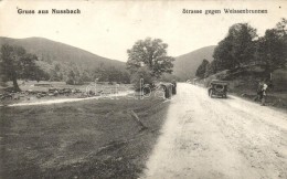 ** T2/T3 Nussbach, Strasse Gegen Weissenbrunnen, Verlag Hans Hubbes / Road, Automobile, Flock Of Sheep (EK) - Sin Clasificación