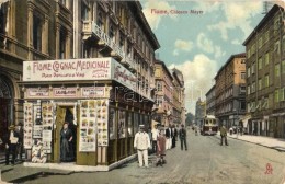 T2/T3 Fiume, Chiosco Mayer, Grand Hotel Europe, Tram, Fiume Cognac Medicinale. Raphael Tuck & Sons... - Sin Clasificación