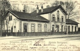 * T2/T3 Szenc, Szempcz, Senec; Vasútállomás, Pályaudvar / Railway Station, Gelbers... - Non Classés