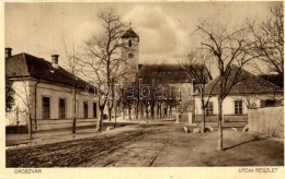 T2/T3 Oroszvár, Rusovce; Utcakép, Hangya Fogy. Szövetkezet Kiadása / Street View (EK) - Non Classés