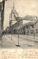 T3 Komárom, Komárnó; Szent András Templom / Street View With Church (ázott Sarok... - Non Classés