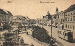 ** T2/T3 Kassa, Kosice; FÅ‘ Utca FelsÅ‘ Része, Villamos / Main Street, Tram (EK) - Non Classés