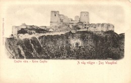 ** T3 Csejte, Cachtice. Vág Völgye; Várrom. Gansel Lipót Kiadása / Castle Ruins... - Non Classés