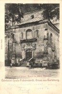 T2/T3 1899 Gyulafehérvár, Karlsburg, Alba Iulia; Templom A Várban, Atelier Bach / Church In... - Non Classés