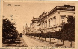T2/T3 Arad, Megyeháza, Lóvasút, Vagon / County Hall, Horse-drawn Tram, Wagon (EK) - Non Classés