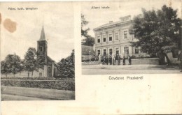 T2 Piszke, Római Katolikus Templom, Állami Iskola - Non Classés