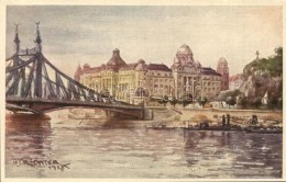 ** * Budapest XI. Gellért FürdÅ‘ és Szálló - 4 Db Régi Képeslap / 4... - Non Classés