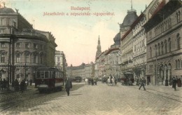 T2 Budapest VIII. József Körút, Népszínház, Vígopera, Villamosok,... - Non Classés