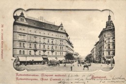 T2 Budapest VII. Rottenbiller Utca, Központi Szálloda, Villamosok. Divald Károly 246. - Non Classés