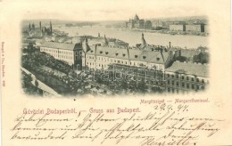 T2 1897 (Vorläufer!) Budapest I. Víziváros, A Távolban A Parlament és A... - Non Classés