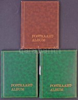Postkaart Album - 3 Db Képeslapalbum Egyenként 150 FérÅ‘hellyel / 3 Postcard Albums Each For... - Sin Clasificación