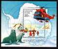 HONGRIE 1987, 1 Bloc HELICOPTERE, ANTARCTIQUE, Neuf / Mint. R379 - Helicópteros