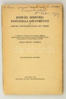 Patai Ervin György: Jiszráel Berechja Fontanella Költeményei és Jehuda... - Sin Clasificación