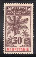 MAURITANIE - N° 8  *  (1906)  Palmiers - Unused Stamps