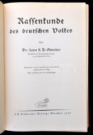 Dr. Hans F. K. Günther: Rassenkunde Des Deutschen Volkes. München, 1930, J. F. Lehmanns Verlag.... - Non Classés
