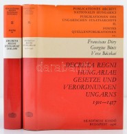 Decreta Regni Hungariae Gesetze Und Verordnungen Ungarns 1301-1457, 1457-1490. Publicationes Archivi Natianalis... - Sin Clasificación