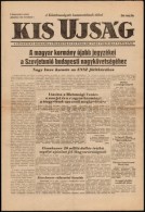 1956. November 3. A Kis Újság I. évfolyamának 3. Száma, Benne A Forradalom... - Non Classés