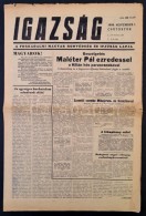 1956. November 1. Az Igazság I. évfolyamának 7. Száma, Benne A Forradalom... - Non Classés