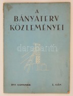 1955 A Bányaterv Közleményei. 1. Induló? Szám - Non Classés