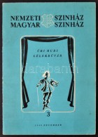 1948 Nemzeti Színház, Magyar Színház, Uri Muri Lélekbúvár, Pp.:18,... - Non Classés