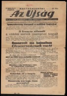 1943 Az Újság, Magyar Keresztyén Politikai Napilap XV. évfolyamának 169.... - Non Classés