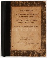 1932 Cári Kincsek árverési Katalógusa: H.Gilhofer & H.Ranschburg.: Bbiliotheken.... - Non Classés